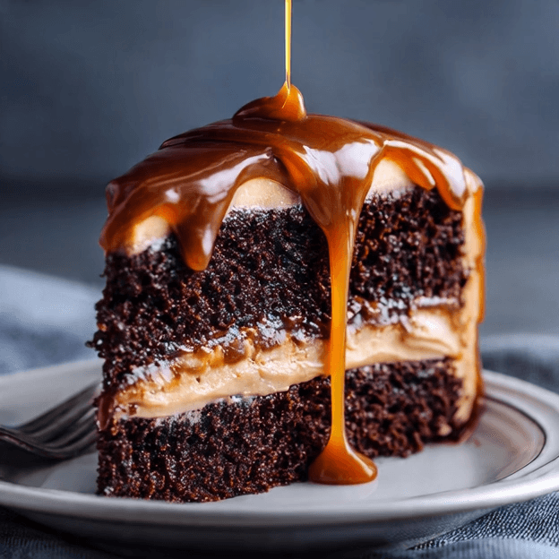 Studio food photography of a slice of cake